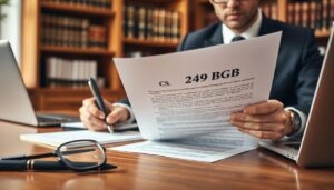 Nie podpisuj pism bez zrozumienia. § 249 BGB